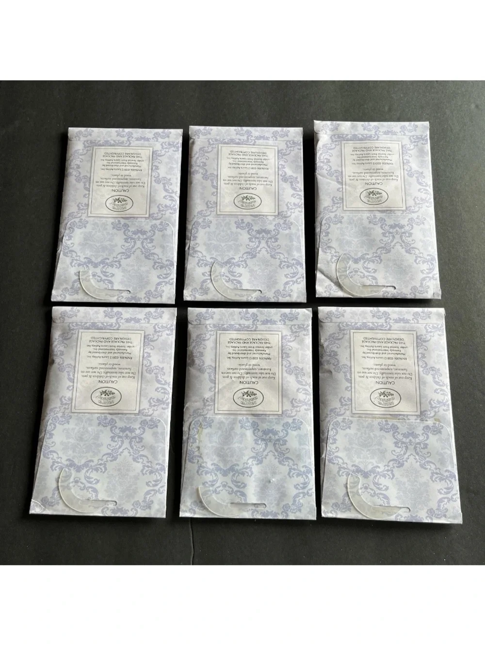 Laura Ashley Scented Closet Sachet Lavender Floral Collection 12 Sachets 2012